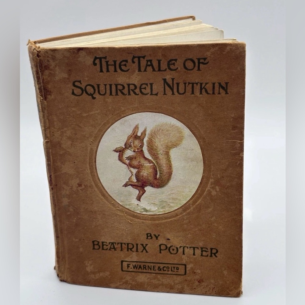 Antique “The Tale of Squirrel Nutkin" Beatrix Potter  Book, F. Warne & Co. 1903